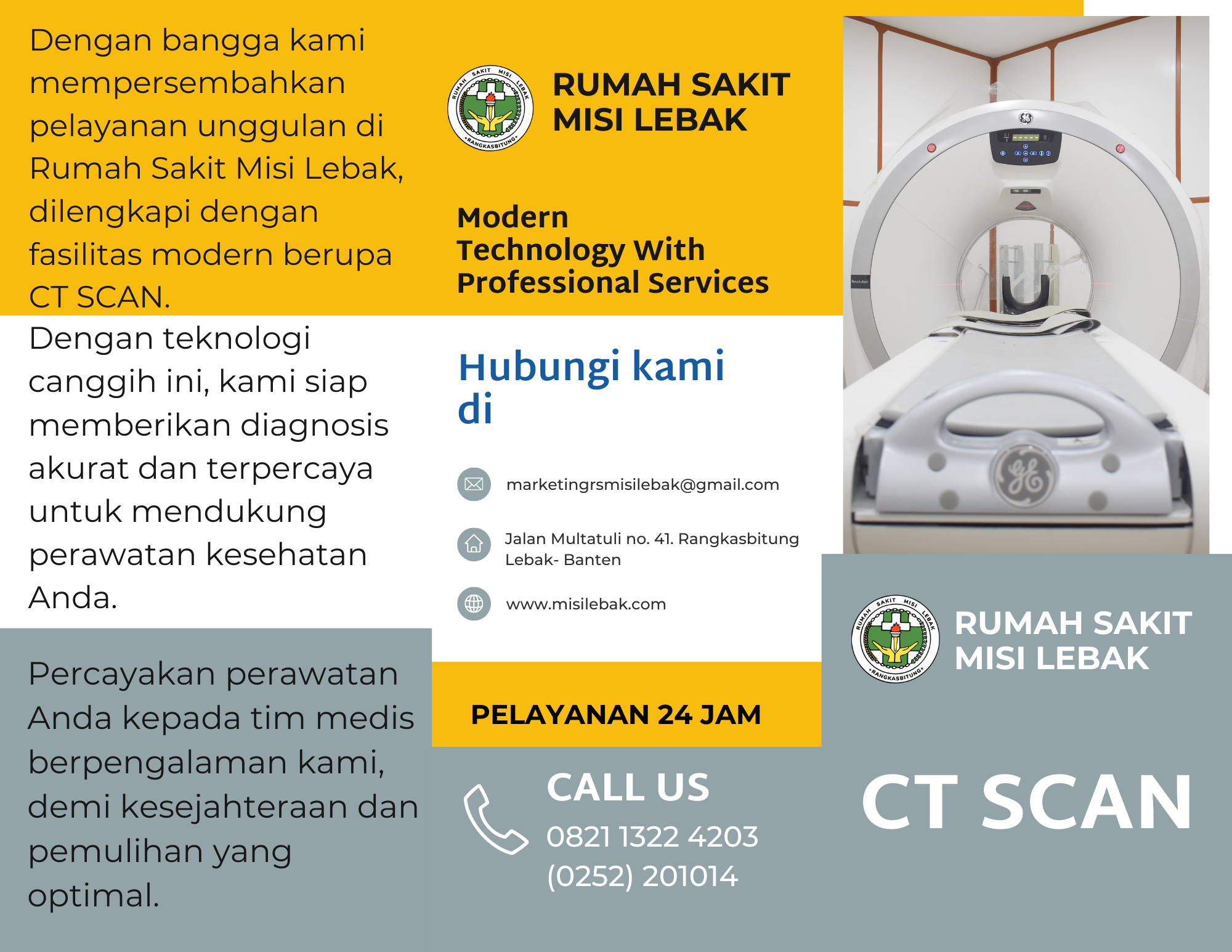 Read more about the article Pelayanan CT Scan